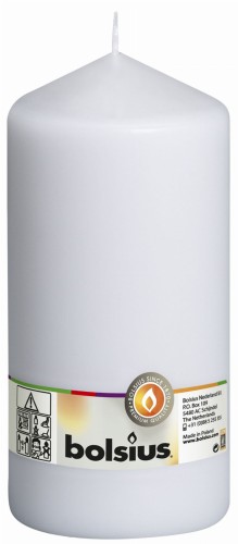 ŚWIECA Pieńkowa 200/98 biała,  8 szt.           