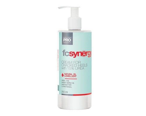 FC Synergy CREAM for CRACKED HEELS with 15% UREA - zmiękczający krem na pękające pięty z mocznikiem, 250 ml
