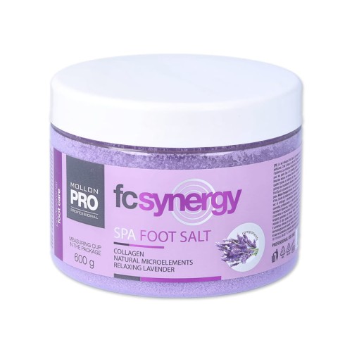 FC Synergy RELAXING SPA FOOT SALT LAVENDER - Relaksująca sól Spa do stóp z Lawendą, 600g