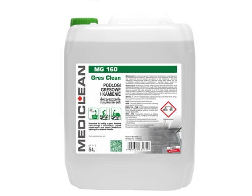 MEDICLEAN MG 160 Preparat do czyszczenia gresu i soli z posadzek 5l